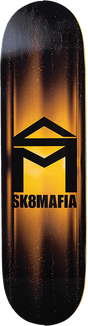 SK8MAFIA GLARE SKATEBOARD DECK-8.1 YELLOW