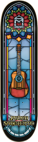 SK8MAFIA SARMIENTO STAINED GLASS SKATEBOARD DECK-7.75