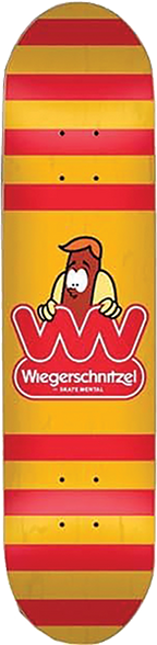 SKATE MENTAL VAN WAGENINGEN GLIZZY SKATEBOARD DECK-8.0