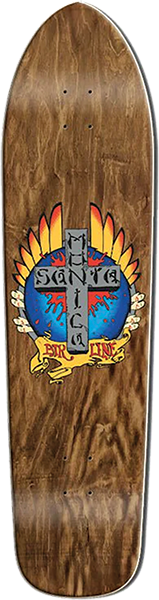 SMA STIGMATA LONGBOARD SKATEBOARD DECK-9.125X36.5 DARK STAIN
