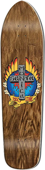 SMA STIGMATA LONGBOARD SKATEBOARD DECK-9.125X36.5 DARK STAIN