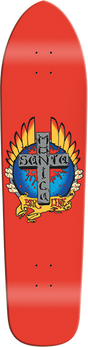 SMA STIGMATA LONGBOARD SKATEBOARD DECK-9.125X36.5 RED DIP