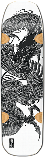 SMA HARADA SKATEBOARD DECK-9X33 BLK DRAGON SMART TECH