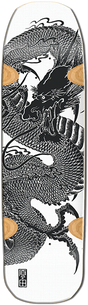 SMA HARADA SKATEBOARD DECK-9X33 BLK DRAGON SMART TECH