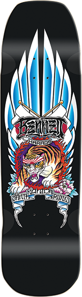 SMA HARADA TIGER LTD SKATEBOARD DECK-9X33 BLACK DIP