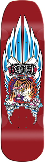 SMA HARADA TIGER LTD SKATEBOARD DECK-9X33 RED DIP