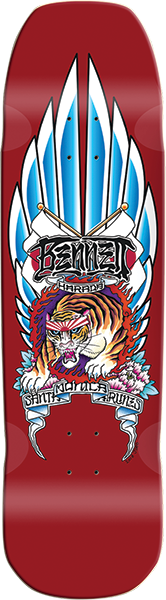 SMA HARADA TIGER LTD SKATEBOARD DECK-9X33 RED DIP