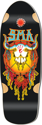 SMA HUMPSTON SERIES 3 SKATEBOARD DECK-10.1X30.2 BLK FORMICA