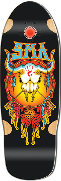 SMA HUMPSTON SERIES 3 SKATEBOARD DECK-10.1X30.2 BLK FORMICA