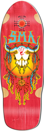 SMA HUMPSTON SERIES 3 SKATEBOARD DECK-10.12X30.25 RED STN