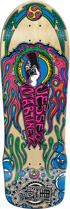 SMA MARTINEZ HAND SHAKE SKATEBOARD DECK-10X30 NATURAL