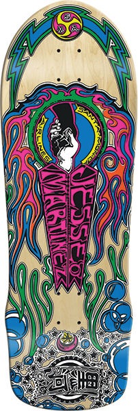 SMA MARTINEZ HAND SHAKE SKATEBOARD DECK-10X30 NATURAL