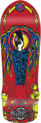SMA MARTINEZ HAND SHAKE LTD SKATEBOARD DECK-10X30 RED DIP