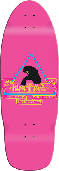 SMA NATAS BLACK PANTHER 1ST ED. SKATEBOARD DECK-10X29 PNK DIP