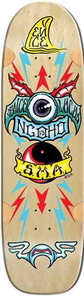 SMA NGOHO SERIES 3 SKATEBOARD DECK-9.5X33.75 NAT