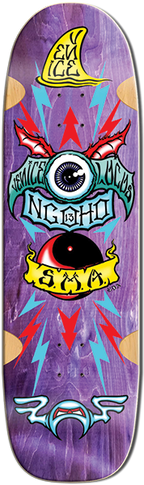 SMA NGOHO SERIES 3 SKATEBOARD DECK-9.5X33.75 PURPLE STAIN