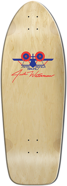 SMA JACK WATERMAN SKATEBOARD DECK-11x31.5 NATURAL