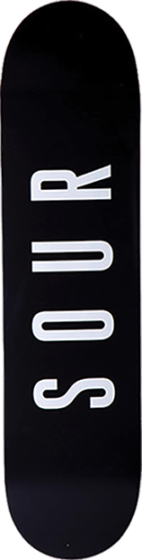 SOUR ARMY SKATEBOARD DECK-8.0 BLACK