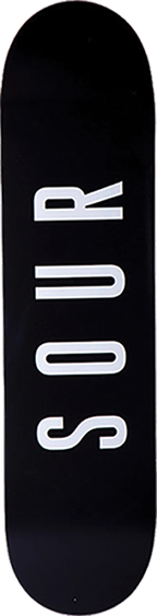 SOUR ARMY SKATEBOARD DECK-8.0 BLACK