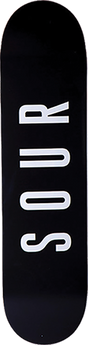 SOUR ARMY SKATEBOARD DECK-8.0 BLACK