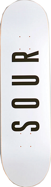 SOUR ARMY SKATEBOARD DECK-8.25 WHITE