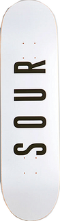SOUR ARMY SKATEBOARD DECK-8.25 WHITE