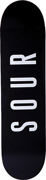 SOUR ARMY SKATEBOARD DECK-8.5 BLACK