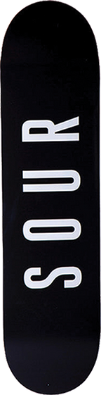 SOUR ARMY SKATEBOARD DECK-8.5 BLACK