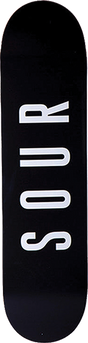 SOUR ARMY SKATEBOARD DECK-8.5 BLACK