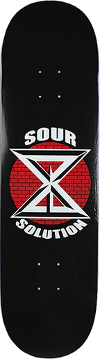 SOUR DK LOGO SKATEBOARD DECK-8.5 BLACK