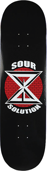 SOUR DK LOGO SKATEBOARD DECK-8.5 BLACK