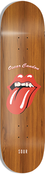 SOUR CANDON FRENCH KISS SKATEBOARD DECK-8.5