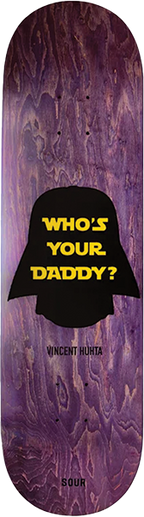 SOUR HUHTA DADDY SKATEBOARD DECK 8.37