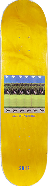 SOUR NYBERG 3D SKATEBOARD DECK-8.375