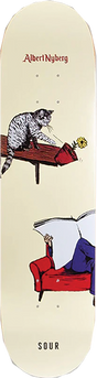 SOUR NYBERG WHOOPSYCAT SKATEBOARD DECK-8.25