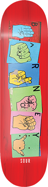 SOUR PAGE SIGN SKATEBOARD DECK-8.25