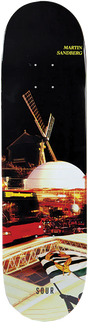 SOUR SANDBERG STOCKHOLM NIGHTS SKATEBOARD-8.25