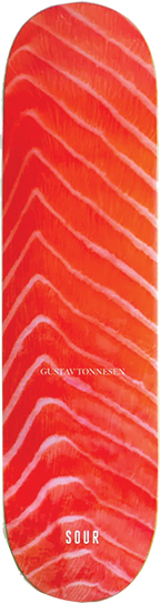 SOUR TONNESEN NORWEGIAN SALMON SKATEBOARD DECK-8.0