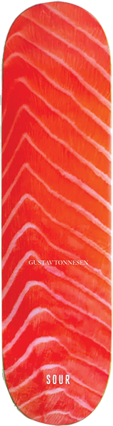 SOUR TONNESEN NORWEGIAN SALMON SKATEBOARD DECK-8.0