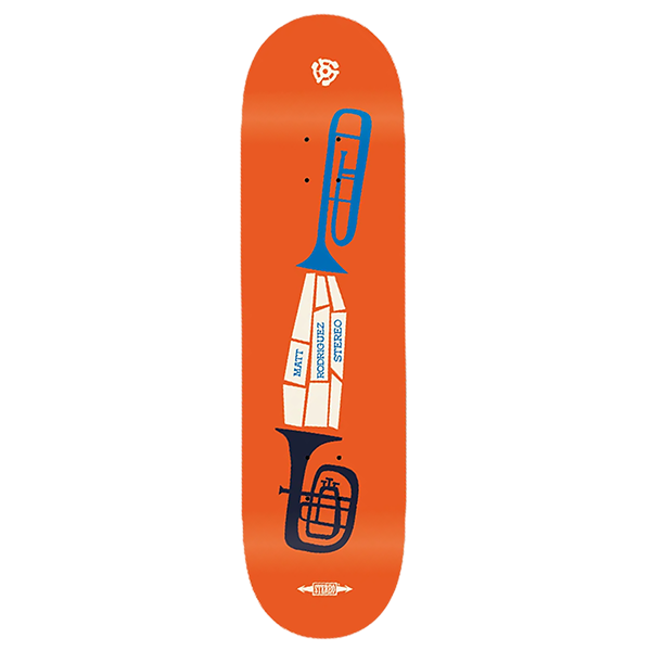 STEREO RODRIGUEZ JAZZ SKATEBOARD DECK-8.25