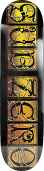 SUB ZERO RAZOR WIRE SKATEBOARD DECK-8.0 BLACK