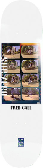 SUB ZERO GALL SKATEBOARD DECK-8.25 WHITE