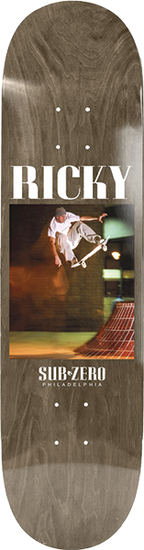 SUB ZERO OYOLA TRIBUTE SKATEBOARD DECK-8.5 BROWN EX7
