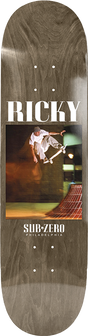 SUB ZERO OYOLA TRIBUTE SKATEBOARD DECK-8.5 BROWN EX7