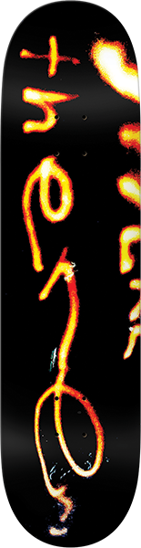THERE BURNING SKATEBOARD DECK-8.25 BLK