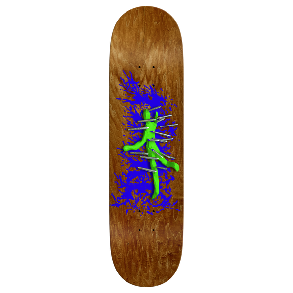 THERE SPIKES SKATEBOARD DECK-8.25 DSW BROWN