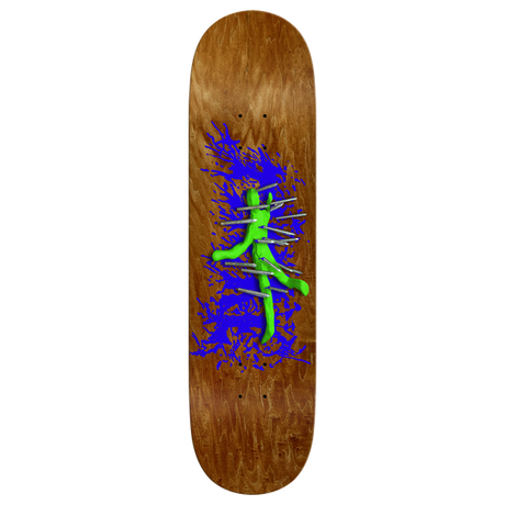 THERE SPIKES SKATEBOARD DECK-8.25 DSW BROWN