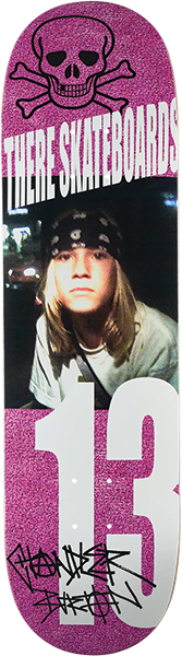 THERE BURTON 13 SKATEBOARD DECK 8.5 PINK