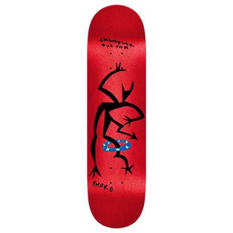 THERE BURTON BALLET SKATEBOARD DECK-8.06 TF RED