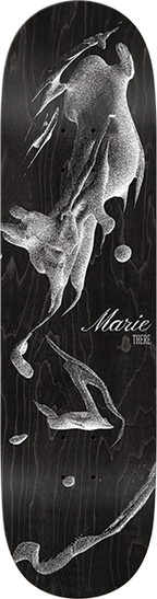 THERE DE COURCY DELIVERY SKATEBOARD DECK-8.12 BLACK